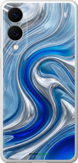 Силиконовый чехол Liquid Chrome для Samsung Galaxy S25 Edge - 6781u-3923 изображение 