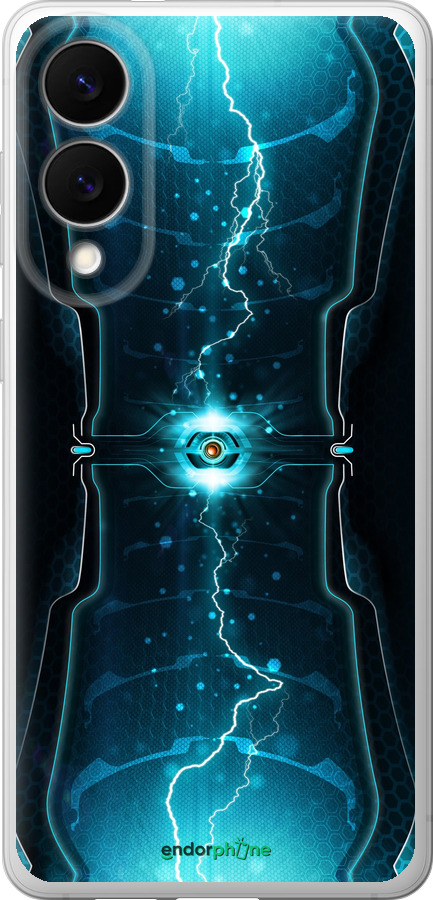 Силиконовый чехол Молнии в цилиндре для Samsung Galaxy S25 Edge - 120u-3923 изображение 