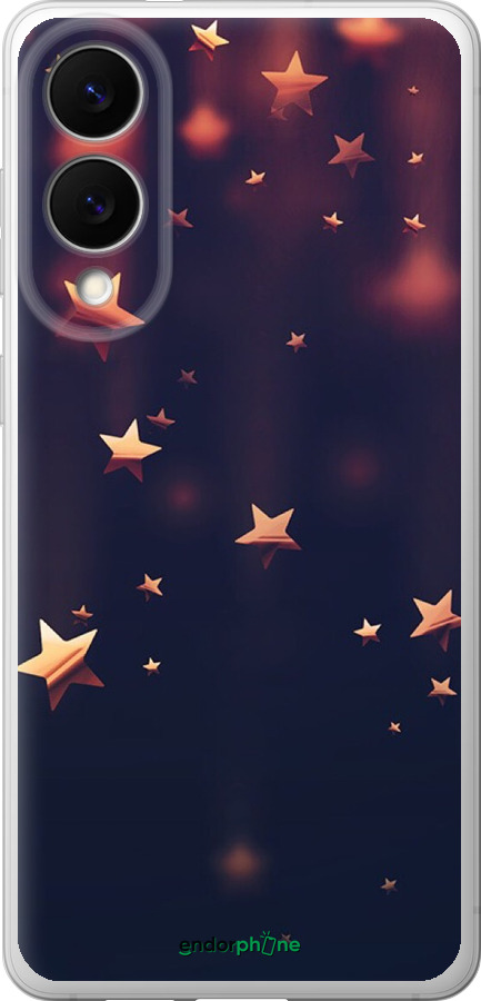 Силіконовий чехол Падаючі зірки для Samsung Galaxy S25 Edge - 3974u-3923 изображение 