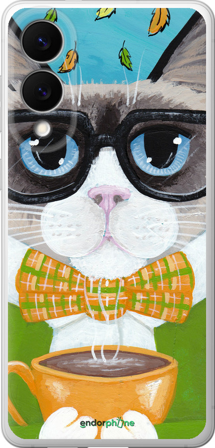 Силиконовый чехол Cat&Coffee для Samsung Galaxy S25 Edge - 4053u-3923 изображение 