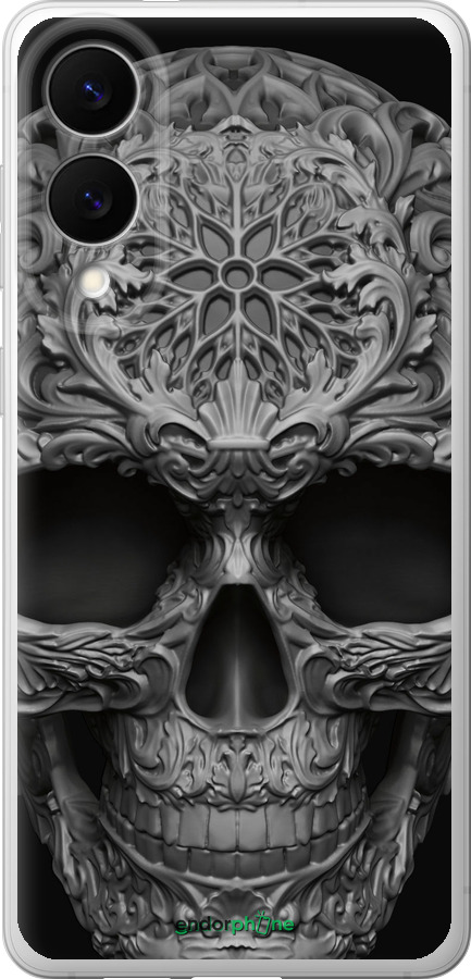 Силиконовый чехол skull-ornament для Samsung Galaxy S25 Edge - 4101u-3923 изображение 
