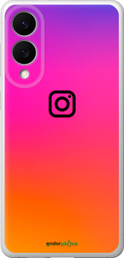 Силиконовый чехол Instagram для Samsung Galaxy S25 Edge - 4273u-3923 изображение 