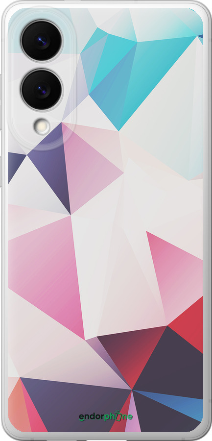 Силиконовый чехол Геометрия 3 для Samsung Galaxy S25 Edge - 4415u-3923 изображение 
