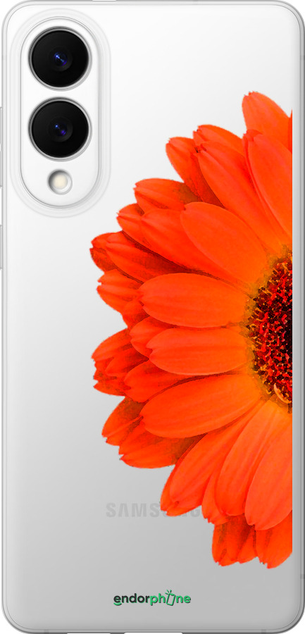 Силиконовый чехол Гербера 1 для Samsung Galaxy S25 Edge - 4534u-3923 изображение 