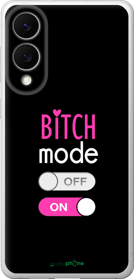Силиконовый чехол Bitch mode для Samsung Galaxy S25 Edge - 4548u-3923 изображение 