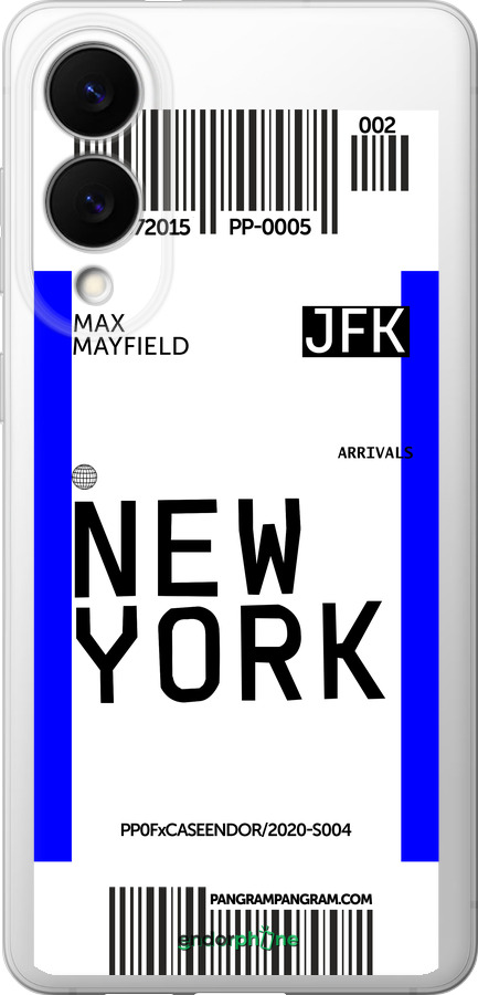 Силиконовый чехол New York для Samsung Galaxy S25 Edge - 4861u-3923 изображение 