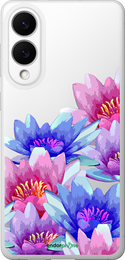 Силиконовый чехол Лотос для Samsung Galaxy S25 Edge - 4862u-3923 изображение 