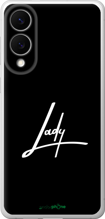 Силиконовый чехол Lady 2 для Samsung Galaxy S25 Edge - 4867u-3923 изображение 