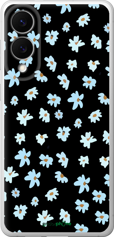 Силіконовий чехол Квітковий для Samsung Galaxy S25 Edge - 4900u-3923 изображение 
