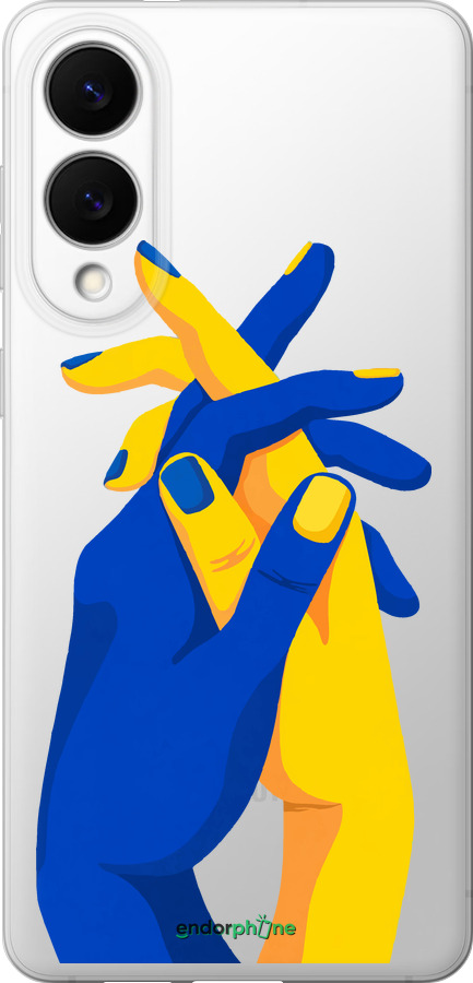 Силіконовий чехол Stand With Ukraine для Samsung Galaxy S25 Edge - 5255u-3923 изображение 