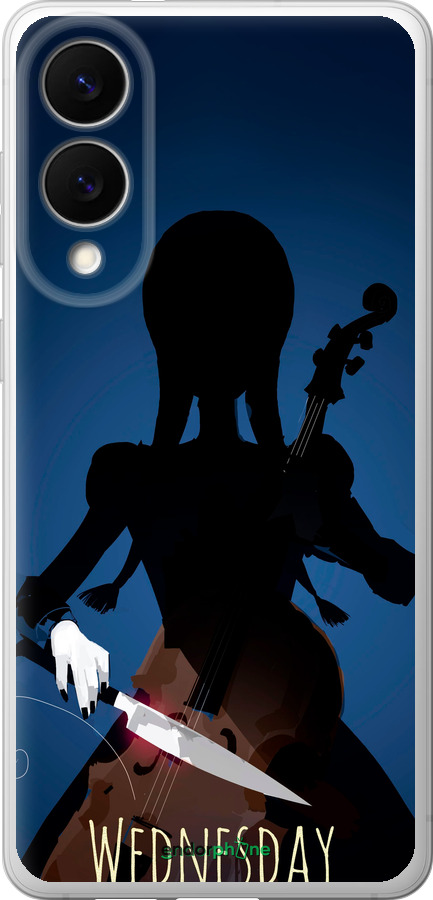 Силиконовый чехол Wednesday для Samsung Galaxy S25 Edge - 5515u-3923 изображение 