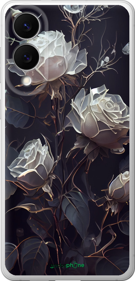 Силіконовий чехол Троянди 2 для Samsung Galaxy S25 Edge - 5550u-3923 изображение 