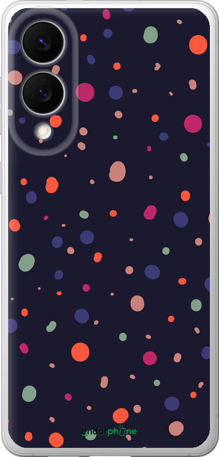 Силиконовый чехол Горошек v2 для Samsung Galaxy S25 Edge - 5599u-3923 изображение 