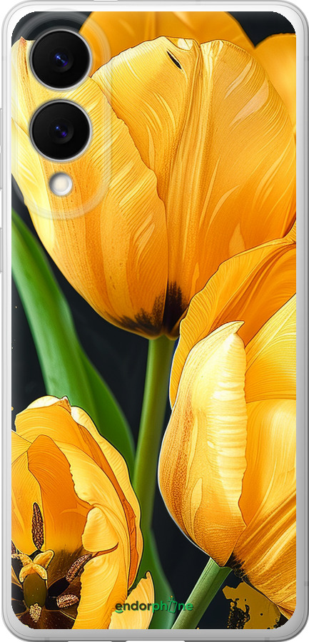 Силиконовый чехол Желтые тюльпаны для Samsung Galaxy S25 Edge - 5991u-3923 изображение 