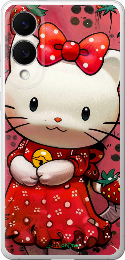 Силиконовый чехол hello kitty1 для Samsung Galaxy S25 Edge - 6036u-3923 изображение 
