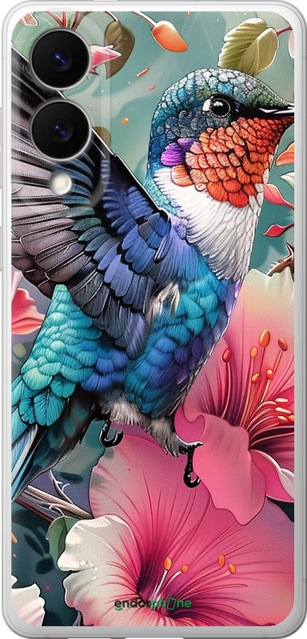Силиконовый чехол Сказочная колибри для Samsung Galaxy S25 Edge - 6051u-3923 изображение 