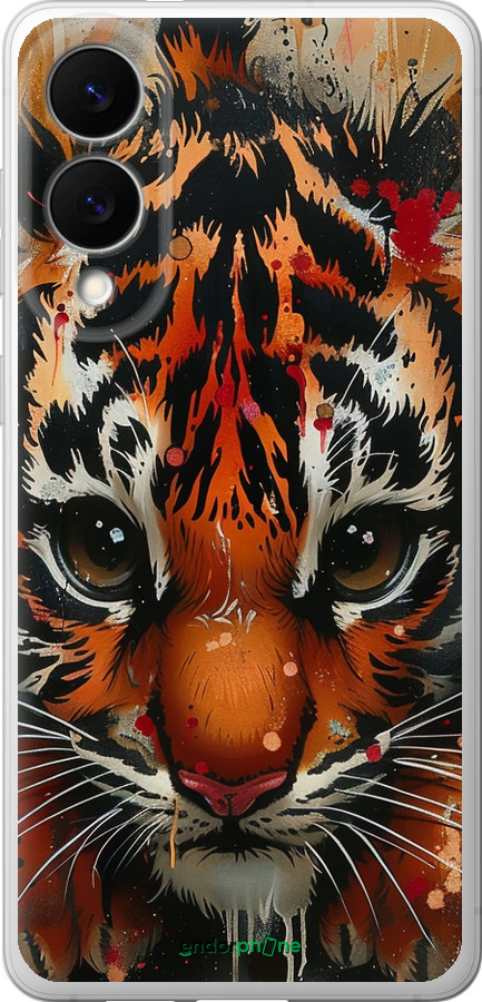 Силиконовый чехол Mini tiger для Samsung Galaxy S25 Edge - 6052u-3923 изображение 