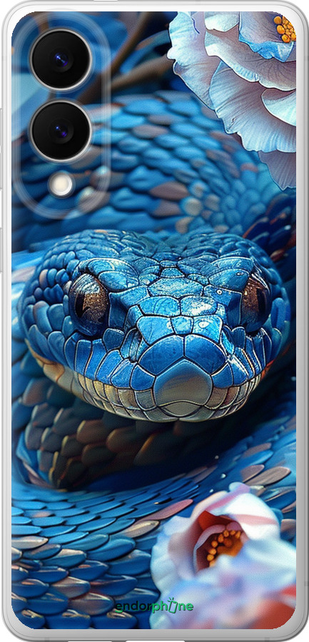 Силіконовий чехол Blue Snake для Samsung Galaxy S25 Edge - 6079u-3923 изображение 
