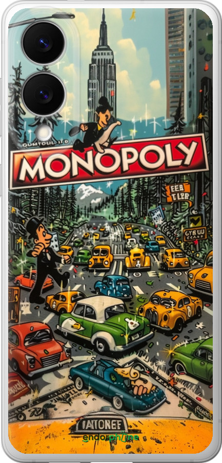 Силиконовый чехол Городской драйв Monopoly для Samsung Galaxy S25 Edge - 6088u-3923 изображение 