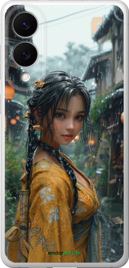 Силиконовый чехол Anime-girl для Samsung Galaxy S25 Edge - 6133u-3923 изображение 