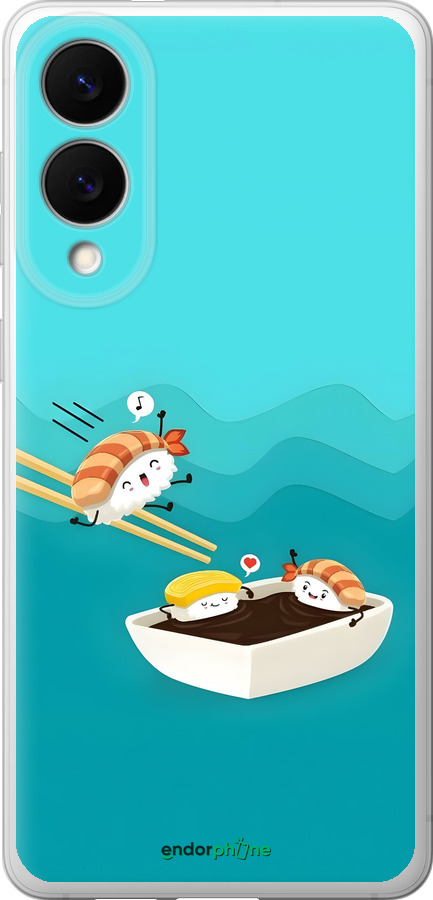 Силиконовый чехол Суши для Samsung Galaxy S25 Edge - 6354u-3923 изображение 