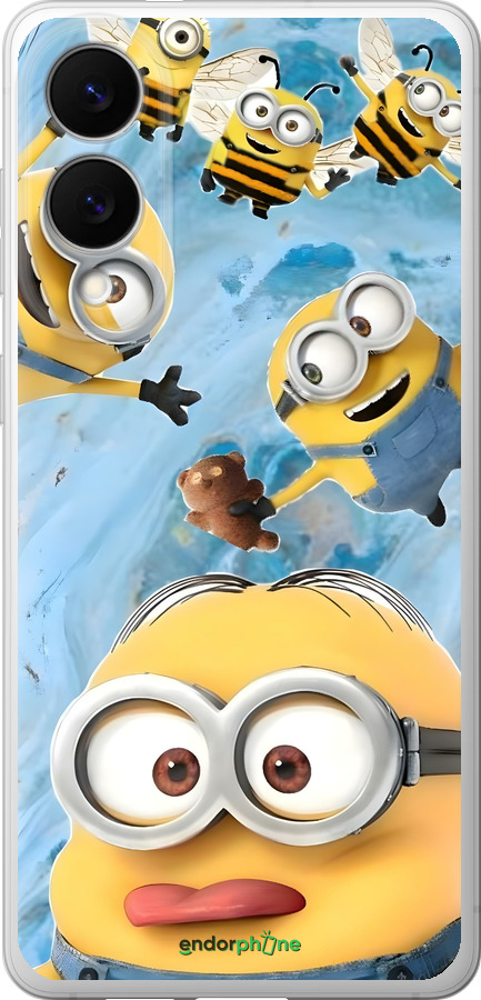 Силиконовый чехол Миньоны для Samsung Galaxy S25 Edge - 6386u-3923 изображение 