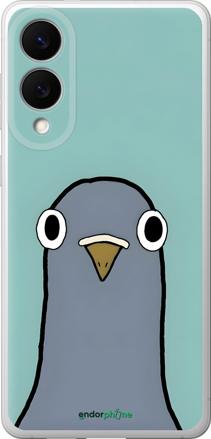 Силиконовый чехол Голубь для Samsung Galaxy S25 Edge - 6388u-3923 изображение 