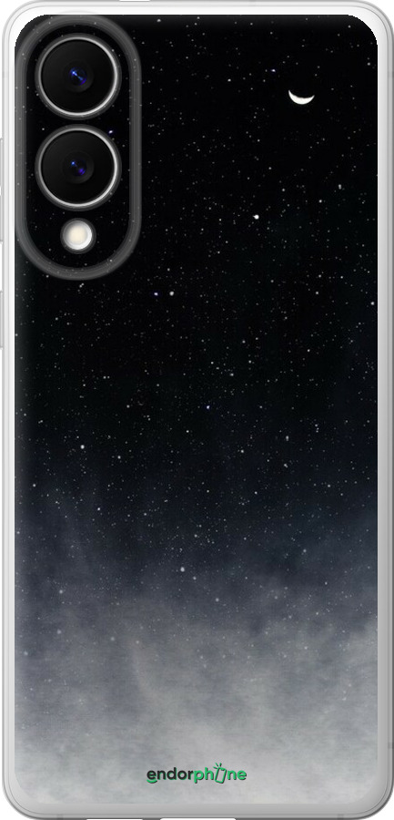 Силиконовый чехол Сині хмари, Синій місяць для Samsung Galaxy S25 Edge - 6396u-3923 изображение 