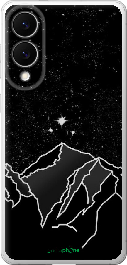 Силіконовий чехол Мінімалістичний гірський краєвид для Samsung Galaxy S25 Edge - 6438u-3923 изображение 