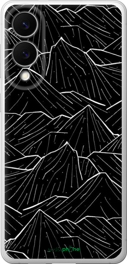 Силіконовий чехол Із зображенням Темних гір для Samsung Galaxy S25 Edge - 6489u-3923 изображение 