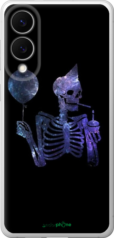 Силиконовый чехол Скелетное искусство для Samsung Galaxy S25 Edge - 6536u-3923 изображение 