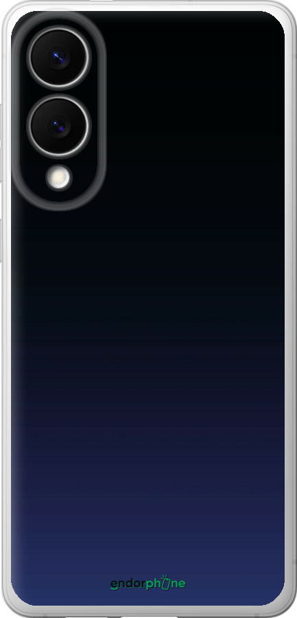 Силиконовый чехол Градиент в тёмно - синем стиле для Samsung Galaxy S25 Edge - 6542u-3923 изображение 