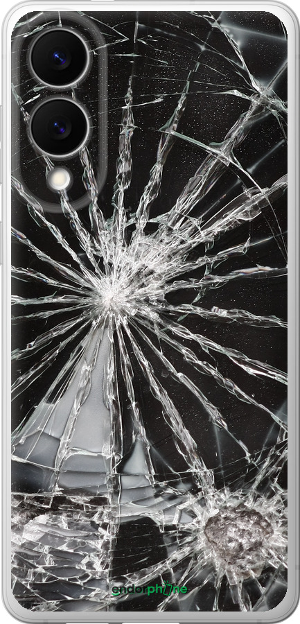 Силиконовый чехол Glass для Samsung Galaxy S25 Edge - 6608u-3923 изображение 