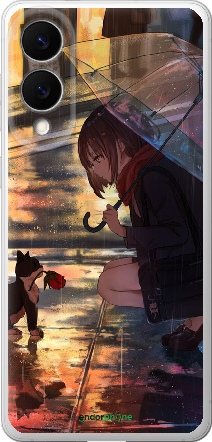 Силиконовый чехол Anime для Samsung Galaxy S25 Edge - 6609u-3923 изображение 