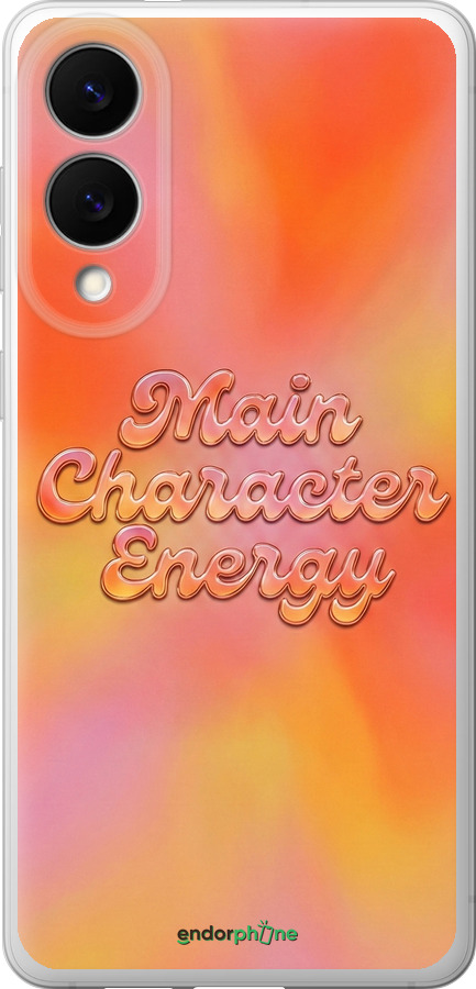 Силиконовый чехол Aura Gradient Main Character Energy Aesthetic Y2K для Samsung Galaxy S25 Edge - 6783u-3923 изображение 