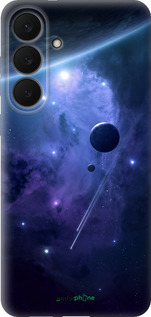 Силиконовый чехол Планеты в синем космосе для Samsung Galaxy S25 FE - 171u-4094 изображение 