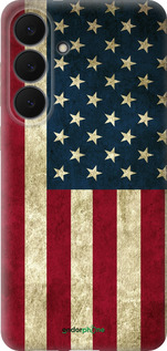 Силиконовый чехол Флаг США для Samsung Galaxy S25 FE - 395u-4094 изображение 