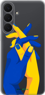 Силиконовый чехол Stand With Ukraine для Samsung Galaxy S25 FE - 5255u-4094 изображение 