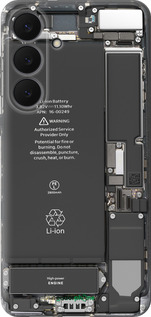 Силиконовый чехол Детали смартфона для Samsung Galaxy S25 FE - 5487u-4094 изображение 