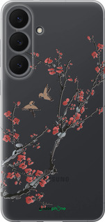 Силиконовый чехол Сакура v2 для Samsung Galaxy S25 FE - 5538u-4094 изображение 