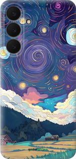 Силиконовый чехол Креативный арт для Samsung Galaxy S25 FE - 6322u-4094 изображение 