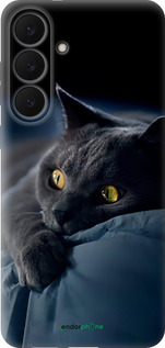 Силиконовый чехол 'Дымчатый кот' для Samsung Galaxy S25 FE изображение 2