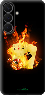 Силиконовый чехол Горящие карты для Samsung Galaxy S25 FE - 839u-4094 изображение 