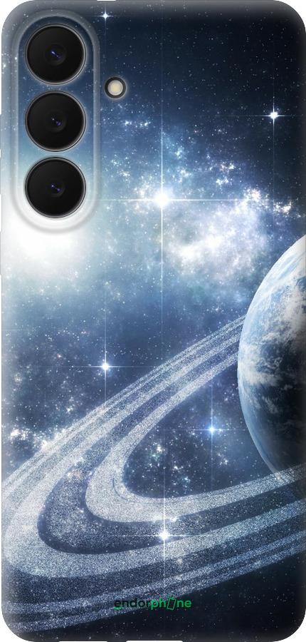Силиконовый чехол Кольца Сатурна для Samsung Galaxy S25 FE - 173u-4094 изображение 