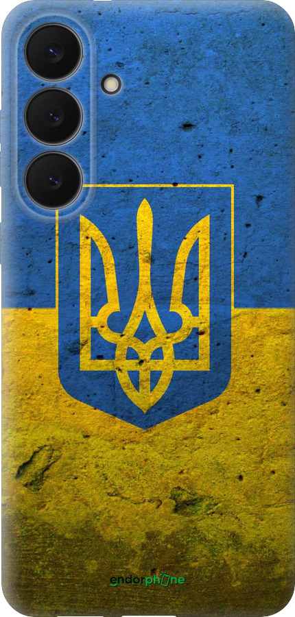 Силиконовый чехол Флаг и герб Украины 2 для Samsung Galaxy S25 FE - 378u-4094 изображение 