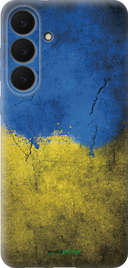 Силиконовый чехол Флаг Украины 2 для Samsung Galaxy S25 FE - 401u-4094 изображение 