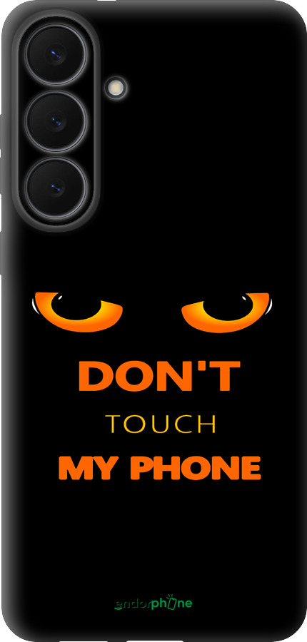 Силиконовый чехол Don't touch the phone для Samsung Galaxy S25 FE - 4261u-4094 изображение 
