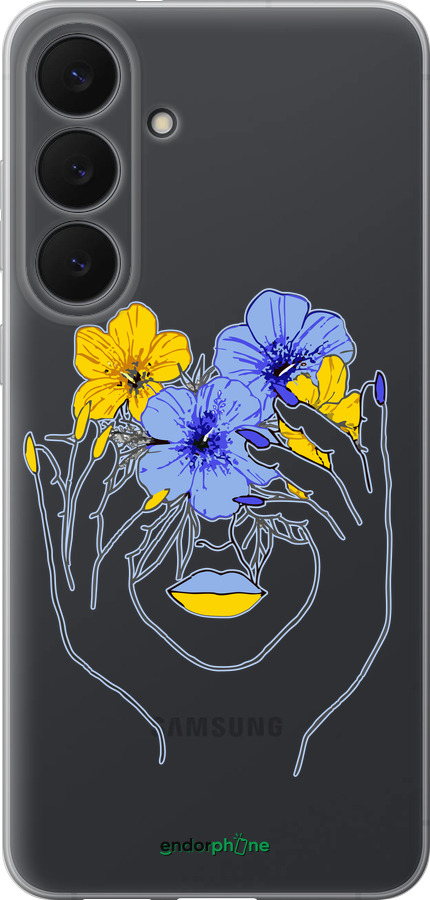 Силиконовый чехол Девушка v4 для Samsung Galaxy S25 FE - 5276u-4094 изображение 