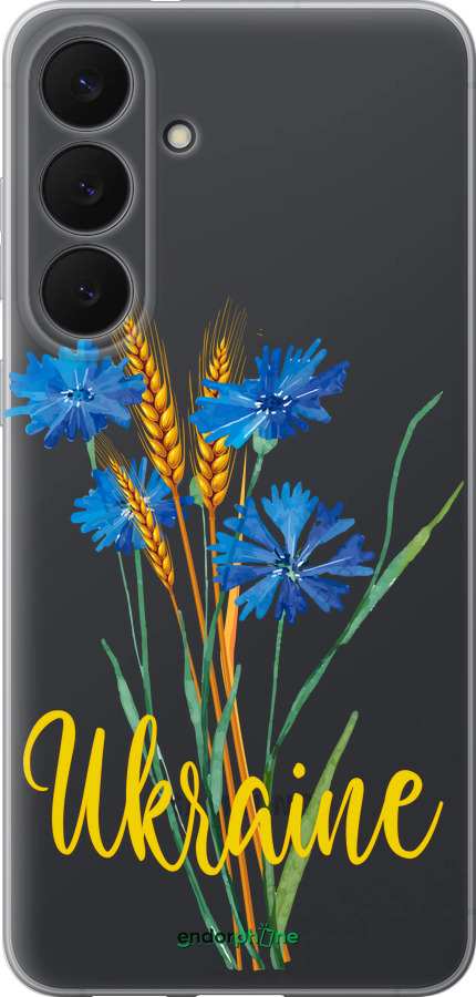 Силиконовый чехол Ukraine v2 для Samsung Galaxy S25 FE - 5445u-4094 изображение 