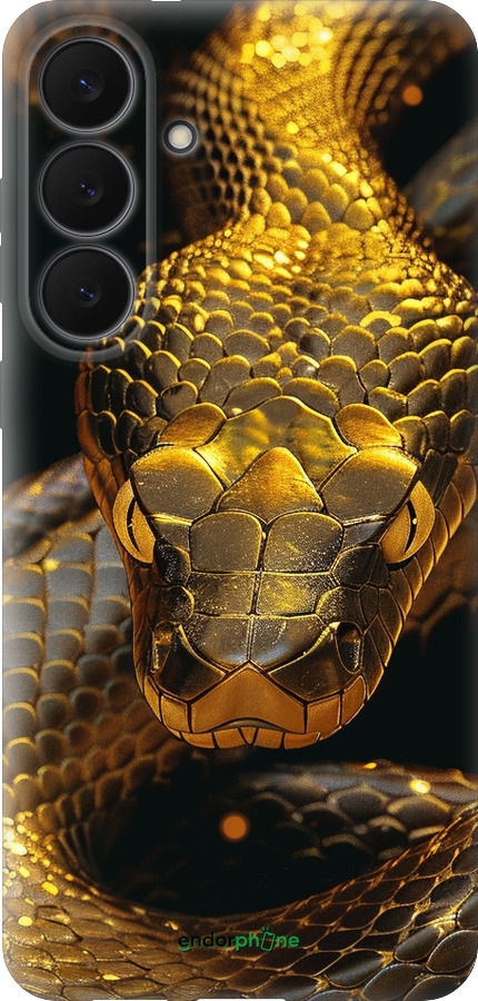 Силиконовый чехол Golden snake для Samsung Galaxy S25 FE - 6072u-4094 изображение 